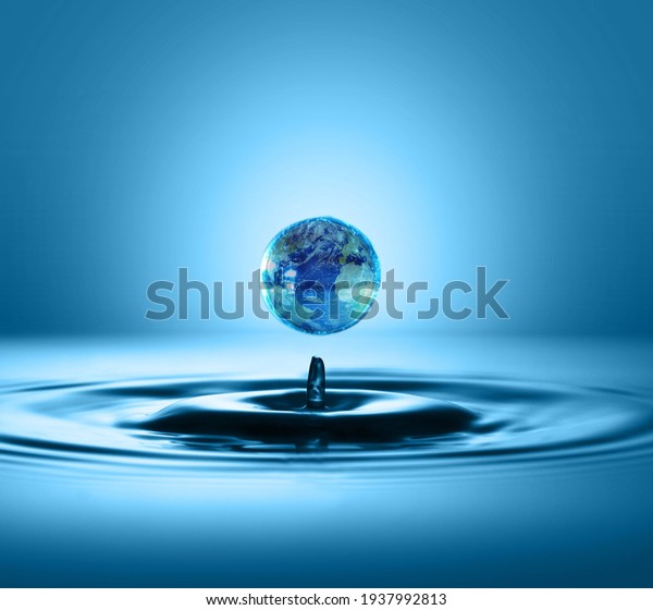 World Water Day Concept. Every Drop Matters. Saving\
water and world environmental protection concept- Environment day\
and earth day.