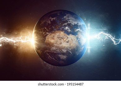 Worlds End (Elements Of This Image Furnished By NASA)