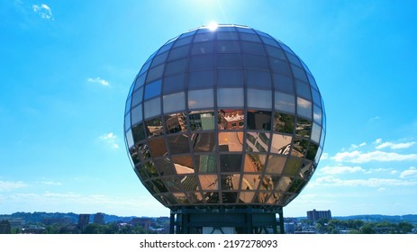 Worlds Fair Park Sun Sphere In Knoxville, TN.