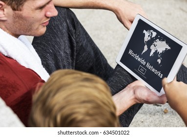 Worldwide Network Globalization Community Concept