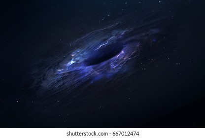 Wormhole. Science fiction space wallpaper, incredibly beautiful planets, galaxies, dark and cold beauty of endless universe. Elements of this image furnished by NASA