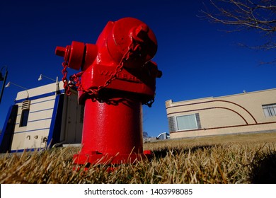 Worm's Eye View Of A Fire Hydrant