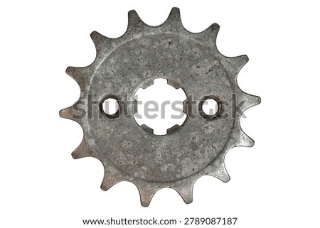 Worn mechanical sprocket gear component for chain drive transmission systems