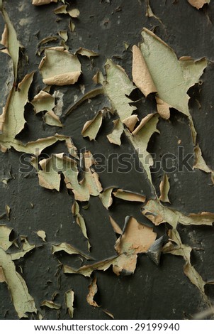 Worn out paint