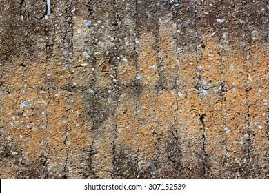 Worn-out Concrete Slap Surface As Abstract Background