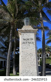 Worth Avenue On Palm Beach, Florida