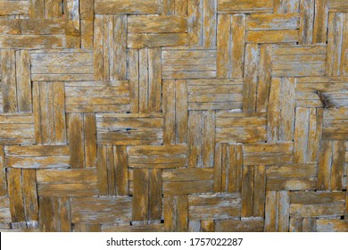 Woven Bamboo Anyaman Bambu Texture Bamboo Foto Stock 1478970497 ...