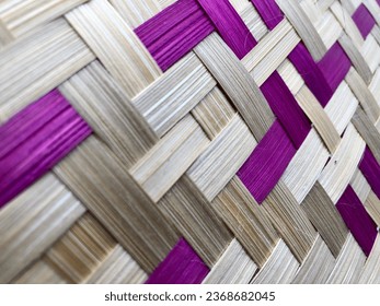 woven bamboo texture for background - Shutterstock ID 2368682045
