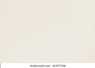 Woven Cotton Linen Fabrics Textile Textured Background In Light Cream Beige Color Tone

