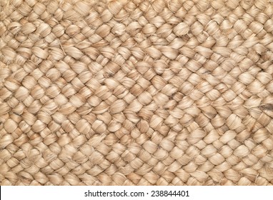 Woven Sisal & Wool Rug Background