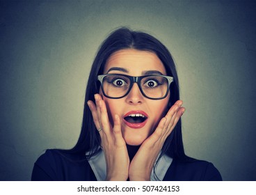 6,462 Female shocked face on side Images, Stock Photos & Vectors ...