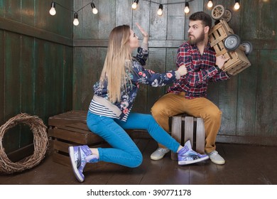 Wow! MAN Picks Up The Toys At WOMEN FIGHT    