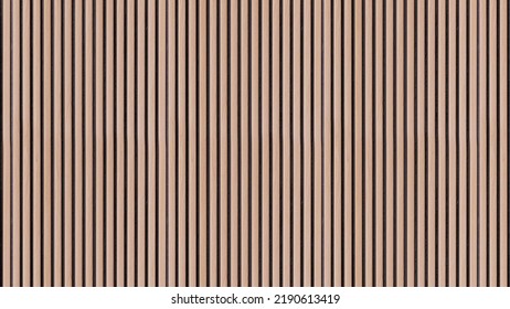 WPC wood vertical pattern lite brown - Powered by Shutterstock