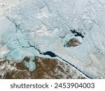 Wrangel Island, East Siberia, Russia. . Elements of this image furnished by NASA.