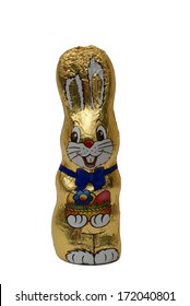 Wrapped Chocolate Easter Bunny