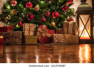 Wrapped presents under the Christmas tree - Powered by Shutterstock