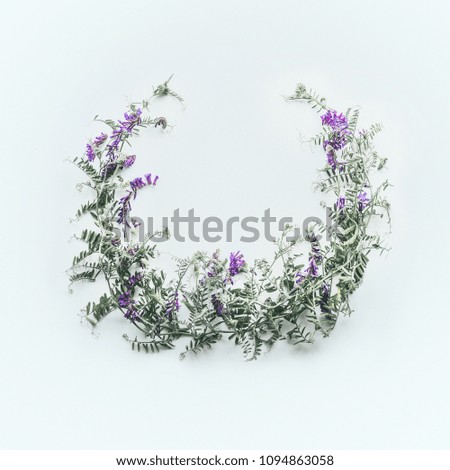 Similar – Wildflowers wreath Style