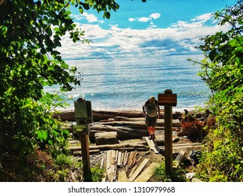 Wreck Beach In Vancouver