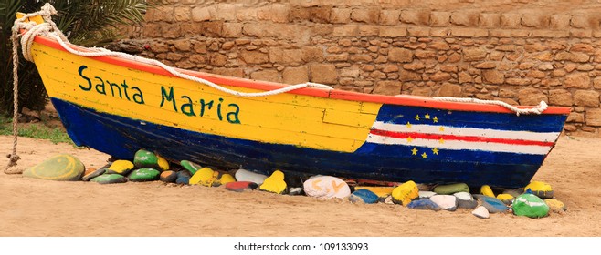 Wreck Boat Sal Santa Maria Cape Verde