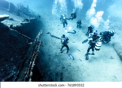 Wreck Of A Cargo Ship, Vis, Croatia