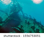 The wreck of Giannis D at Abu Nuhas in the Red Sea, Egypt