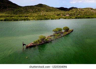 Wreck Of The S.S. City Of Adelaide, Laying Off Magnetic Island, Townsville, Queensland, Australia. 