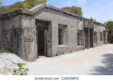 Wreckage At Egmont Key State Park, Old Fort, Fort Dade