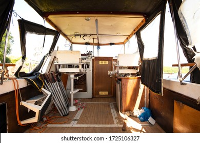 Wrecked Boat Cabin Interior Image