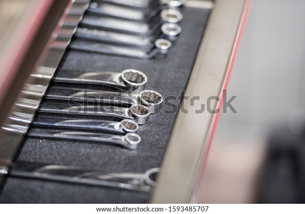Wrench used for car\
maintenance