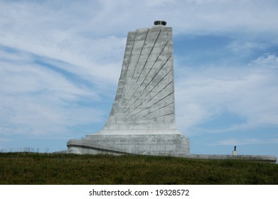 The Wright Brothers Memorial At Kitty Hawk