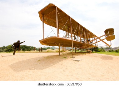 Wright Brothers National Memorial, First Flight Statue