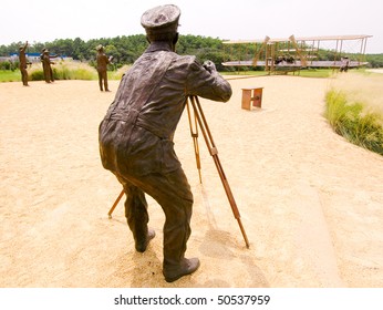 Wright Brothers National Memorial, First Flight Statue