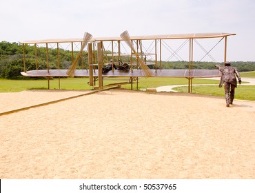 Wright Brothers National Memorial, First Flight Statue