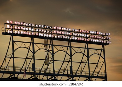 Wrigley Field lights
