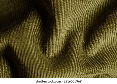 Wrinkle Of A Corduroy Fabric