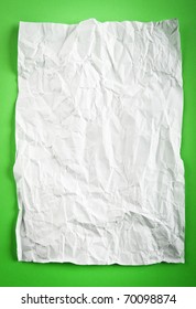 Wrinkled Paper Background