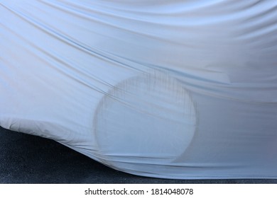 The Wrinkles Of The Old Car Tarp