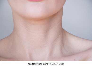 Wrinkles On The Girl’s Neck