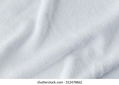 Wrinkles of the white towel - Shutterstock ID 312478862