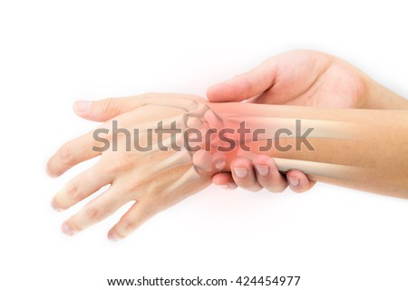 Wrist Bones Injury Stock Photo (Edit Now) 424454977 - Shutterstock