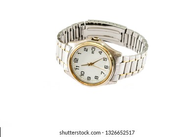 Wrist Watch On White Background