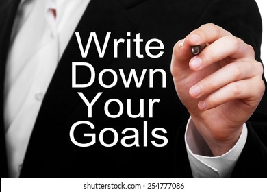 Write Down Your Goals