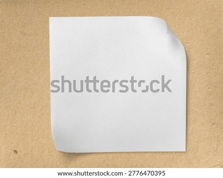 write note on desk, Sticky Note Pad