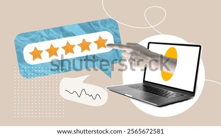  write a review. a collage based on the review. write a positive review of the product. evaluation of the service. product evaluation and delivery. collage.
