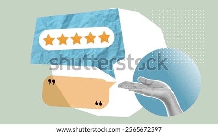  write a review. a collage based on the review. write a positive review of the product. evaluation of the service. product evaluation and delivery. collage.
