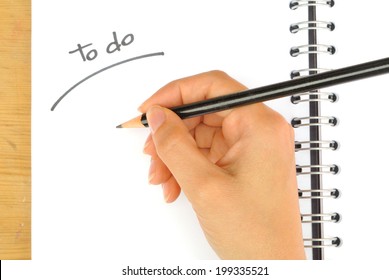 Write "to do" list