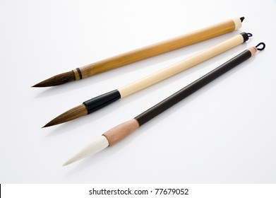 Writing brush isolated on white background