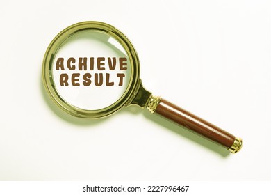 Writing displaying text Achieve Result. Business concept Accomplishment Attain Bring to a successful conclusion - Shutterstock ID 2227996467