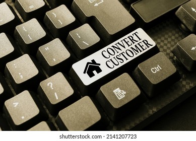 Writing Displaying Text Convert Customer. Business Idea Marketing Tactics And Strategy Turning Leads Into Buyer Typing Business Agreement Letter, Typewriting New Binding Contract