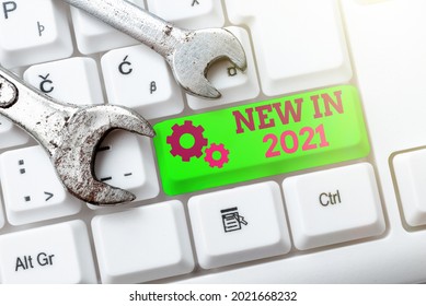 Writing Displaying Text New In 2021. Conceptual Photo What Will Be Expecting Or New Creation For The Year 2020 Compiling And Typing Online Research Materials, Sending Chat Messages